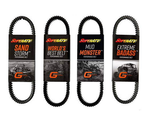 SuperATV Polaris RZR Heavy-Duty CVT Drive Belt - DBPO1113EX#BB