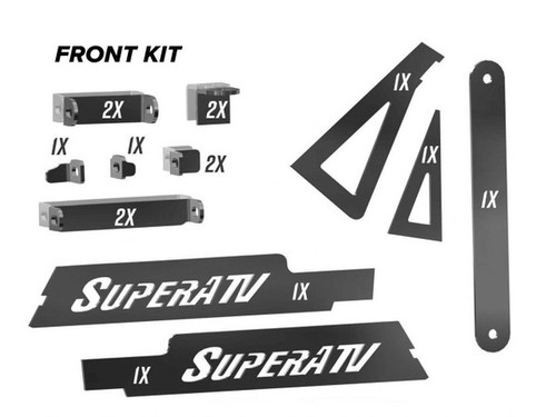 SuperATV Polaris RZR Ranger XP 1000 Weld-In Gusset Kit SuperATV Polaris RZR Ranger XP 1000 Weld-In Gusset Kit