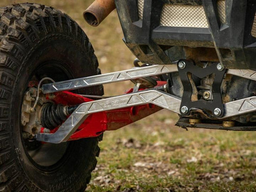 SuperATV Polaris RZR RS1 High Clearance Billet Aluminum Radius Arms - RA-P-RZRT-B-HC#RS