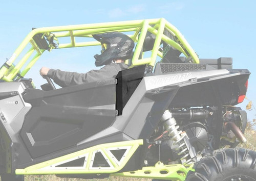 SuperATV Polaris RZR XP 4 Turbo Clear Lower Doors With Aluminum Side Panels(2-Door)