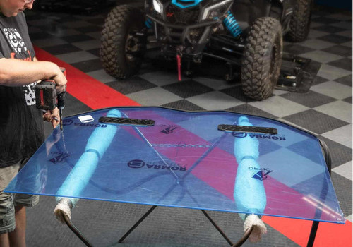 SuperATV Polaris RZR XP Turbo Custom Cage Windshield Kit SuperATV Polaris RZR XP Turbo Custom Cage Windshield Kit