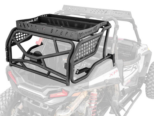SuperATV Polaris RZR XP Turbo Outfitter Sport Bed Rack - CBR-P-RZR1K-00#AA