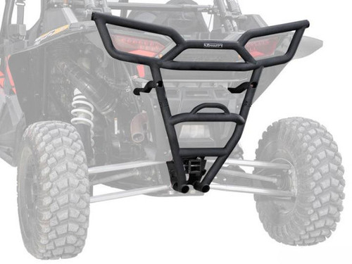 SuperATV Polaris RZR XP Turbo Rear Bumper With Receiver Hitch SuperATV Polaris RZR XP Turbo Rear Bumper With Receiver Hitch