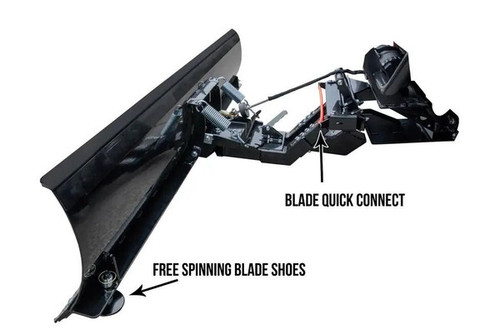 SuperATV Yamaha Wolverine Plow Pro Heavy Duty Snow Plow Kit - SPK-Y-WV-X2-02#AA