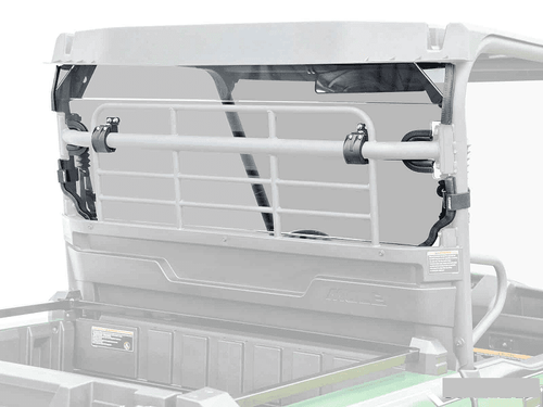 Super ATV|2019+ Kawasaki Mule Pro MX|Rear Windshield - Poly
