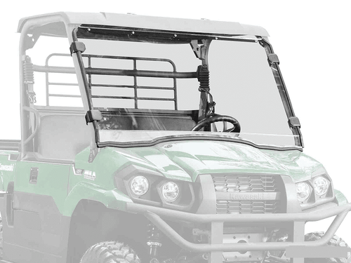 Super ATV|2019+ Kawasaki Mule Pro MX|Scratch Resistant Full Windshield - Poly - WS-K-MULEMX-70