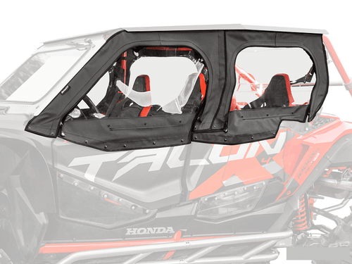 Super ATV|2020+ Honda Talon 1000X 4|Primal Soft Cab Enclosure Upper Doors Super ATV|2020+ Honda Talon 1000X 4|Primal Soft Cab Enclosure Upper Doors