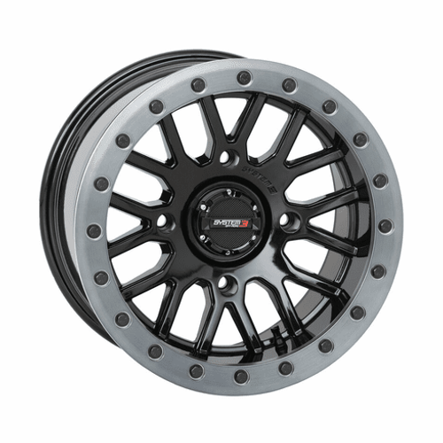 System 3 | SB-9 Gloss Black BeadLock UTV Wheel - 15" System 3 | SB-9 Gloss Black BeadLock UTV Wheel - 15"