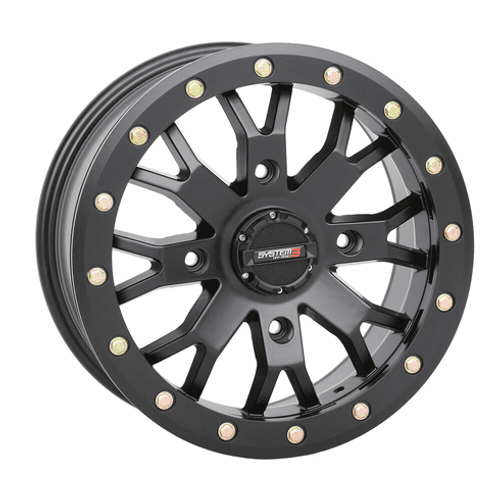 System 3 | SB-4 Matte Black BeadLock UTV Wheel - 14" | 15" System 3 | SB-4 Matte Black BeadLock UTV Wheel - 14" | 15"
