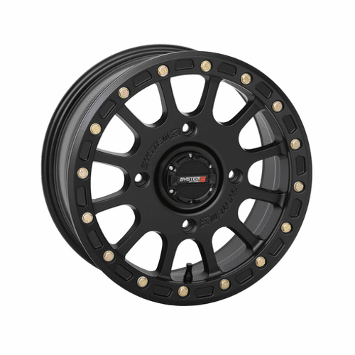 System 3 | SB-5 Matte Black BeadLock UTV Wheel - 14" | 15" System 3 | SB-5 Matte Black BeadLock UTV Wheel - 14" | 15"
