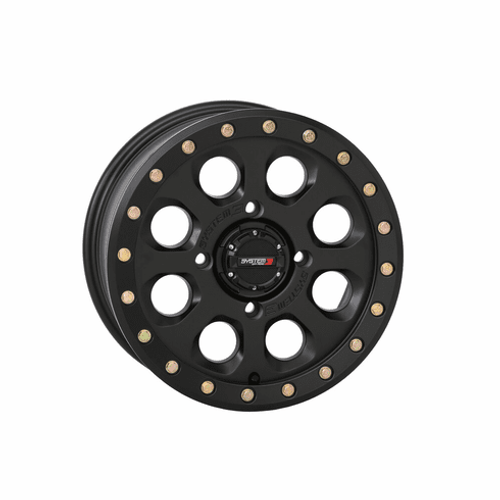 System 3 | SB-7 Matte Black BeadLock UTV Wheel - 14" | 15" | 18" System 3 | SB-7 Matte Black BeadLock UTV Wheel - 14" | 15" | 18"