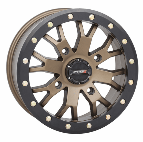 System 3 | SB-4 Matte Bronze & Black BeadLock UTV Wheel - 14" | 15" System 3 | SB-4 Matte Bronze & Black BeadLock UTV Wheel - 14" | 15"