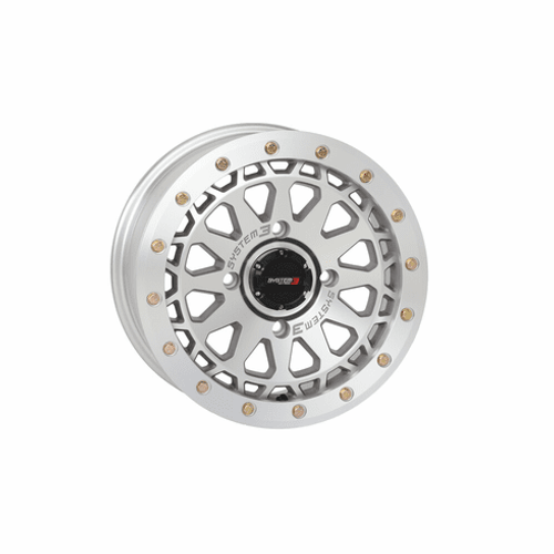 System 3 | SB-6 Matte Machined BeadLock UTV Wheel - 15" System 3 | SB-6 Matte Machined BeadLock UTV Wheel - 15"
