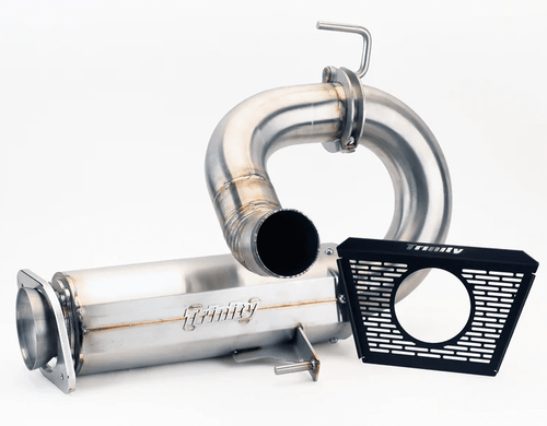 Trinity|2022-2025 Polaris RZR Pro R|Center Exit Slip-on Exhaust - TR-4185S