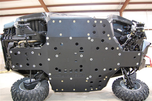 Trail Armor Can Am Commander 800|1000 UHMW Full Skids with Integrated Slider Nerfs - TA012FULLSKID-CAC11-CAC15