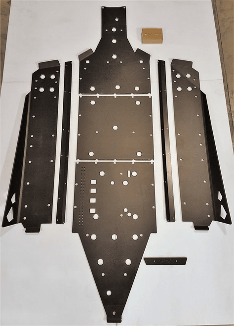 Trail Armor|2015-2018 Can-am Maverick Max X DS 1000R Turbo|Full Skids with Slider Nerfs - TA012FULLSKID-CAMTURBO