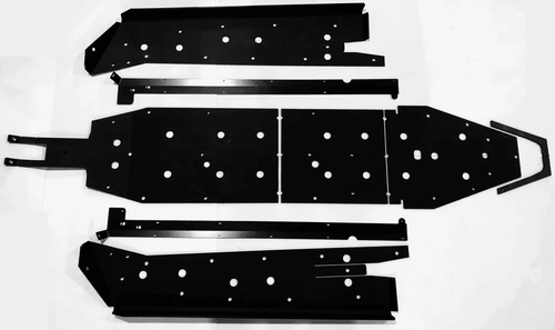 Trail Armor 2020-2024 Polaris RZR Pro XP 4 Full Skids w/ Sliders - TA-012FULLSKID-PROXP4-SBK