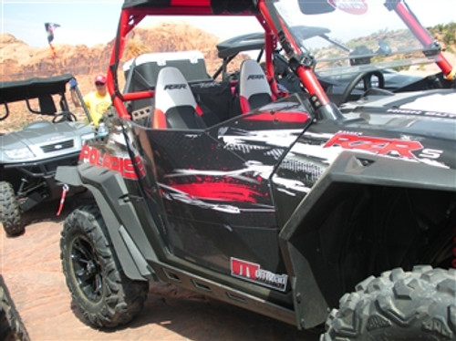 Trail Armor Polaris RZR 570 | 800 | XP 900 GenX Doors - TA001BLKGX-RZR