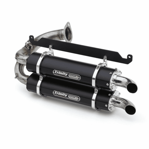 Trinity Racing Honda Talon Dual Slip-On Exhaust System (Black) - TR-4169S-BK