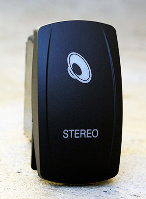 Stereo Rocker - Dual Led Lighted Rocker Switch Stereo Rocker - Dual Led Lighted Rocker Switch