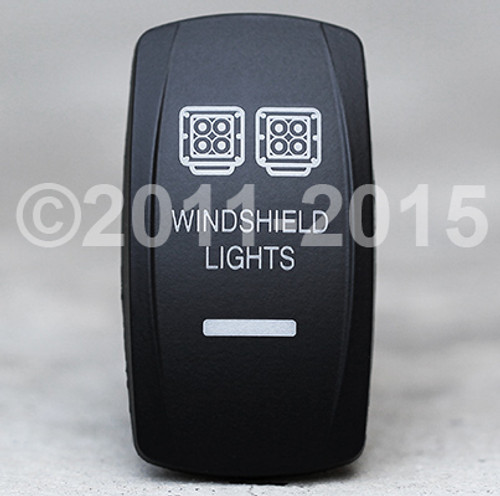 Led Windshield Lights - Dual Led Lighted Rocker Switch Led Windshield Lights - Dual Led Lighted Rocker Switch