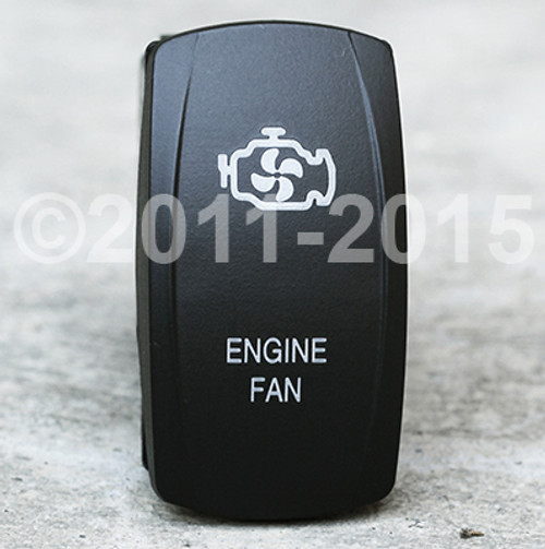 Engine Fan - Dual Led Lighted Rocker Switch - VVPZC9B-57T