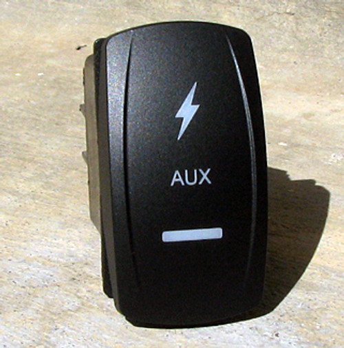 Aux - Dual Led Lighted Rocker Switch Aux - Dual Led Lighted Rocker Switch