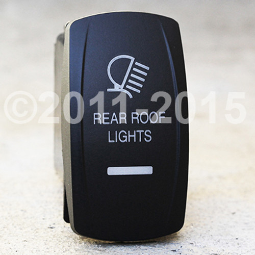 Rear Roof Lights - Dual Led Lighted Rocker Switch Rear Roof Lights - Dual Led Lighted Rocker Switch