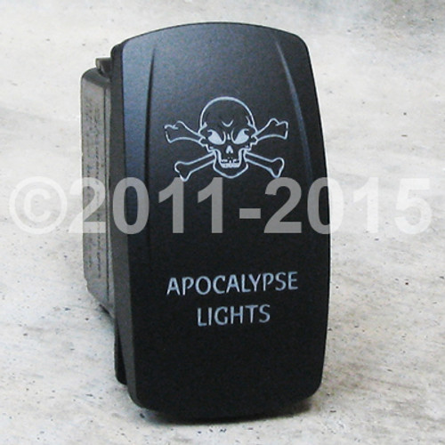 Apocalypse Lights - Dual Led Lighted Rocker Switch Apocalypse Lights - Dual Led Lighted Rocker Switch
