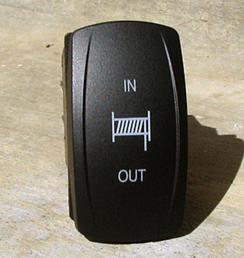 Winch In And Out - Momentary Led Lighted Rocker Switch Winch In And Out - Momentary Led Lighted Rocker Switch