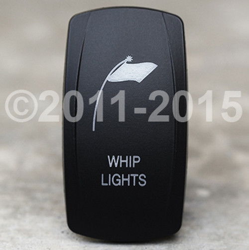 Whip Lights - Dual Led Lighted Rocker Switch Whip Lights - Dual Led Lighted Rocker Switch