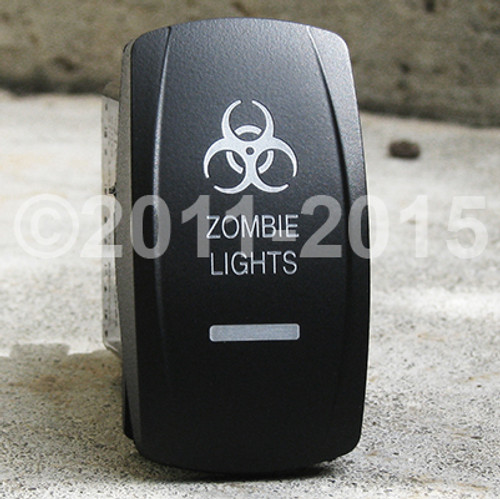 Zombie Lights - Dual Led Lighted Rocker Switch - VVPZCZL-1ZL
