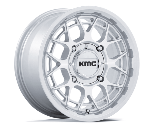 KMC KS139 Technic UTV Wheel | 15" - Gloss Silver Machined - KS139GSM