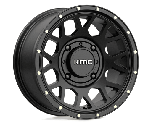 KMC KS135 Grenade UTV Wheel | 14" | 15" - Satin Black