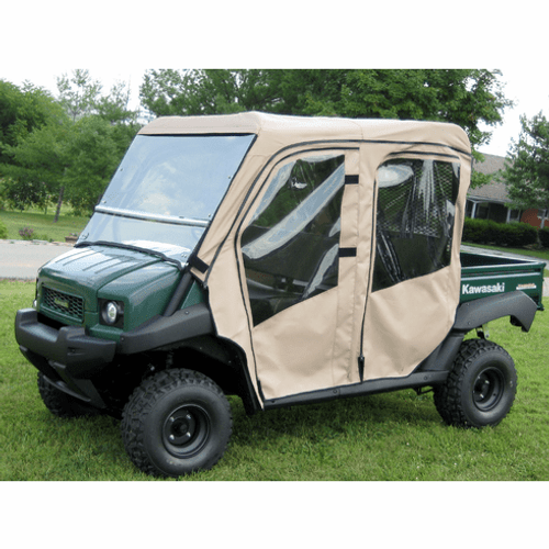 Kawasaki Mule 3010 TRANS Full Cab with Folding Lexan Windshield Kawasaki Mule 3010 TRANS Full Cab with Folding Lexan Windshield