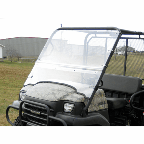 Kawasaki Mule 3010 TRANS Folding Lexan Windshield Kawasaki Mule 3010 TRANS Folding Lexan Windshield