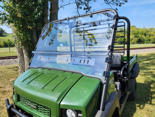 2009-2027 Kawasaki Mule 4000 4010 2-piece scratch-resistant Lexan windshield