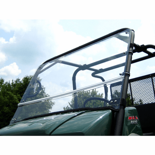 Kawasaki Mule 4010 TRANS Folding Lexan Windshield Kawasaki Mule 4010 TRANS Folding Lexan Windshield