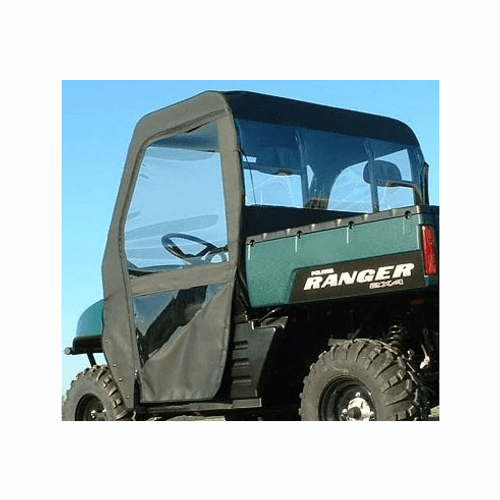 Polaris Ranger 2004-2008 Full Cab with Folding Lexan Windshield - MD-PO-08RANGER-FC03BLK