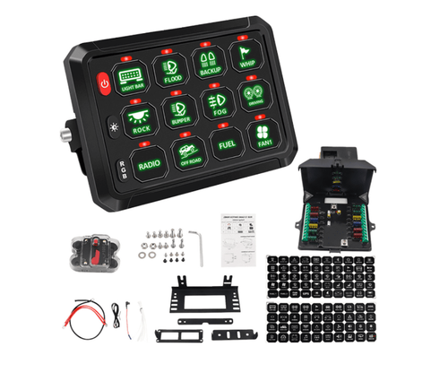 Moose | 12 Position - Gang Switch Panel - 0616-0435