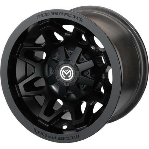 Moose 416X 12" Satin Black Wheel for Polaris RZR 200 - 12"x7" | 12"x8" - MU-416X-12in-SB