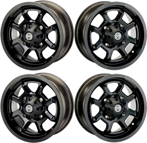 Moose 415X 12" Wheel Set for Polaris RZR 200 - mu-415x-200-set