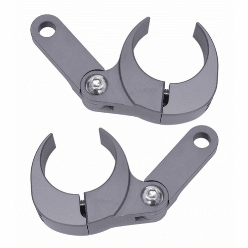 ModQuad Racing A-Pillar Light Bar Mounts (2") (Grey) - 375937 ModQuad Racing A-Pillar Light Bar Mounts (2") (Grey) - 375937