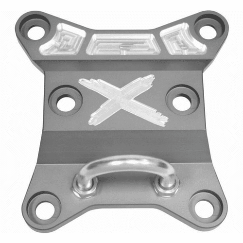ModQuad Racing Can-Am Maverick X3 Radius Rod Plate (Grey) (W/ D-Ring) - 375980 - 375980