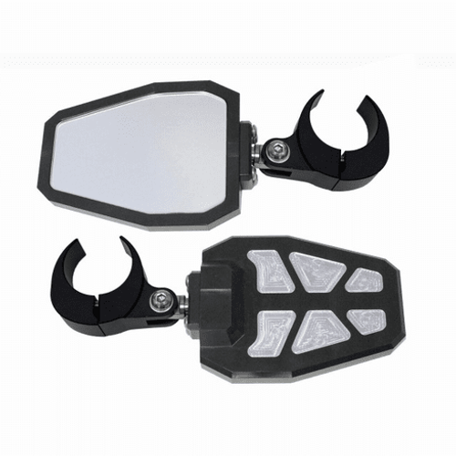 ModQuad Racing Bezel Side Mirror (1.875") (Black) (W/ Recut Pockets) - 379918 ModQuad Racing Bezel Side Mirror (1.875") (Black) (W/ Recut Pockets) - 379918