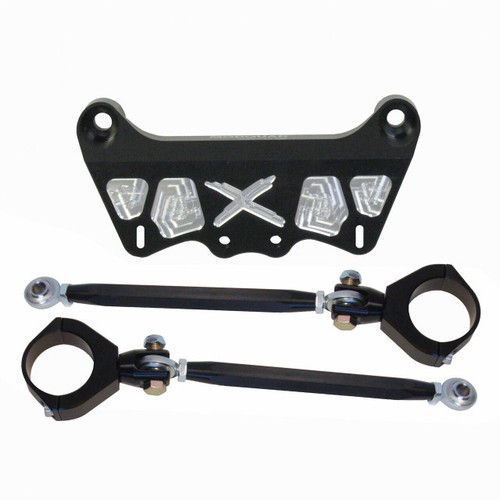 ModQuad Racing Can-Am Maverick X3 Front Upper Shock Mount And Brace Kit (Black) - CA-SS-BLK ModQuad Racing Can-Am Maverick X3 Front Upper Shock Mount And Brace Kit (Black) - CA-SS-BLK