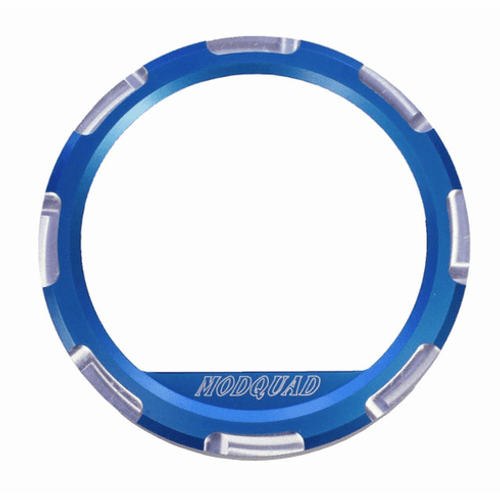 ModQuad Racing Polaris RZR Dash Gauge Bezel (Blue) - RZR-BEZ-BL - RZR-BEZ-BL