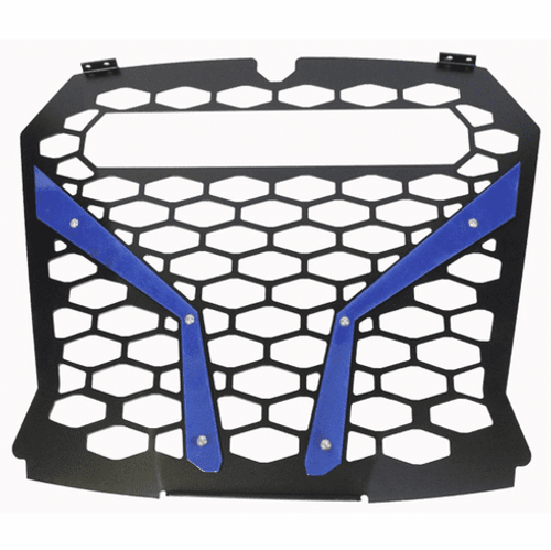 ModQuad Racing Polaris RZR Turbo S Front Grill With Light Bar Cutout (Blue) - RZR-FGL-XP1KS-BL ModQuad Racing Polaris RZR Turbo S Front Grill With Light Bar Cutout (Blue) - RZR-FGL-XP1KS-BL