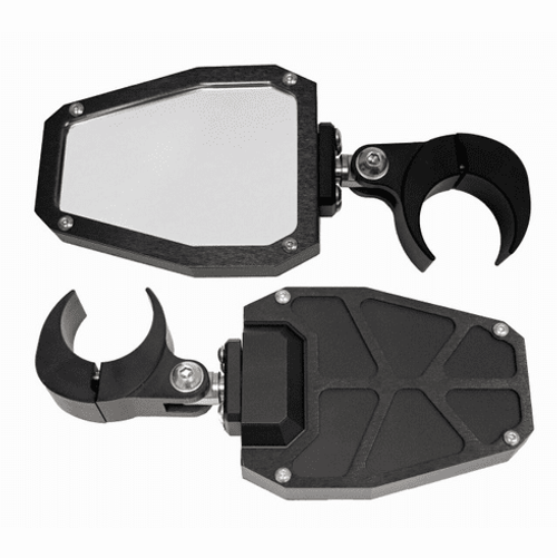 ModQuad Racing Bezel Side Mirror (1.75") (Black) (W/ Black Bezels) - SIDE-1.75-BBLK - SIDE-1.75-BBLK