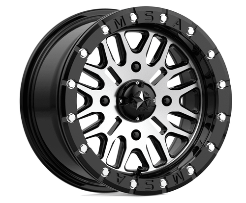 MSA M37 Brute Beadlock 14" | 15" | 16" | 18" - Gloss Black Machined